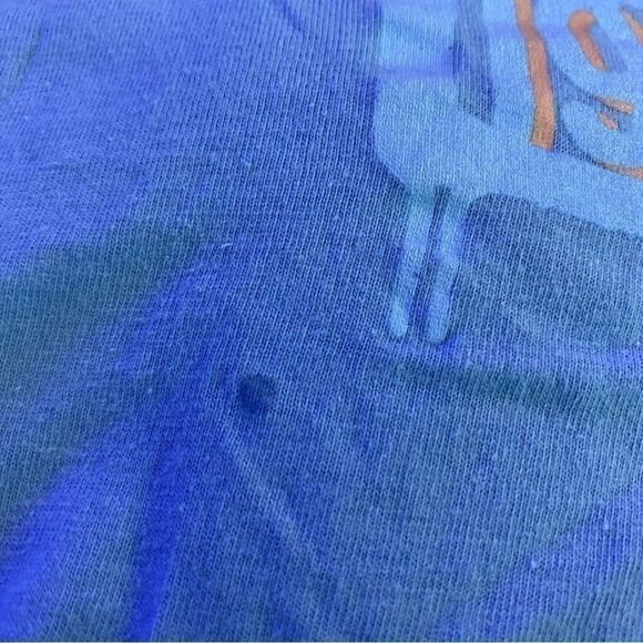 TLC Retro Graphic Band Tee Short Sleeve Baby Blue Small - Picture 6 of 6